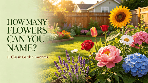 Classic Flower Quiz: How Many of These 15 Beloved Blooms Do You Know?