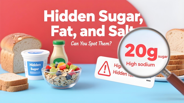 Hidden Sugar, Fat, and Salt - Can You Spot Them?๐ญ๐ต๏ธโโ๏ธ